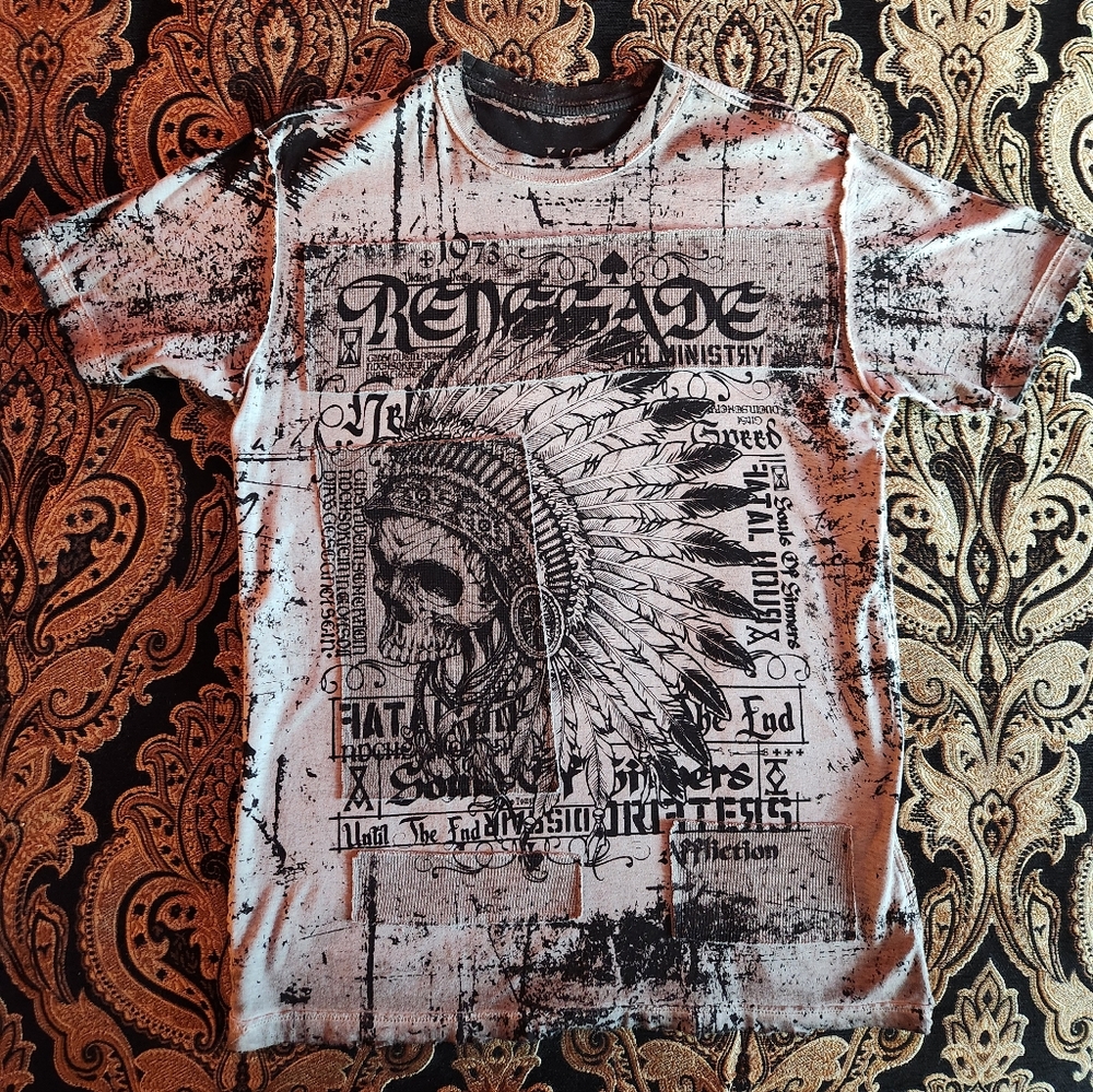 Affliction Men's Short Sleve T-shirt, Never Worn,  New